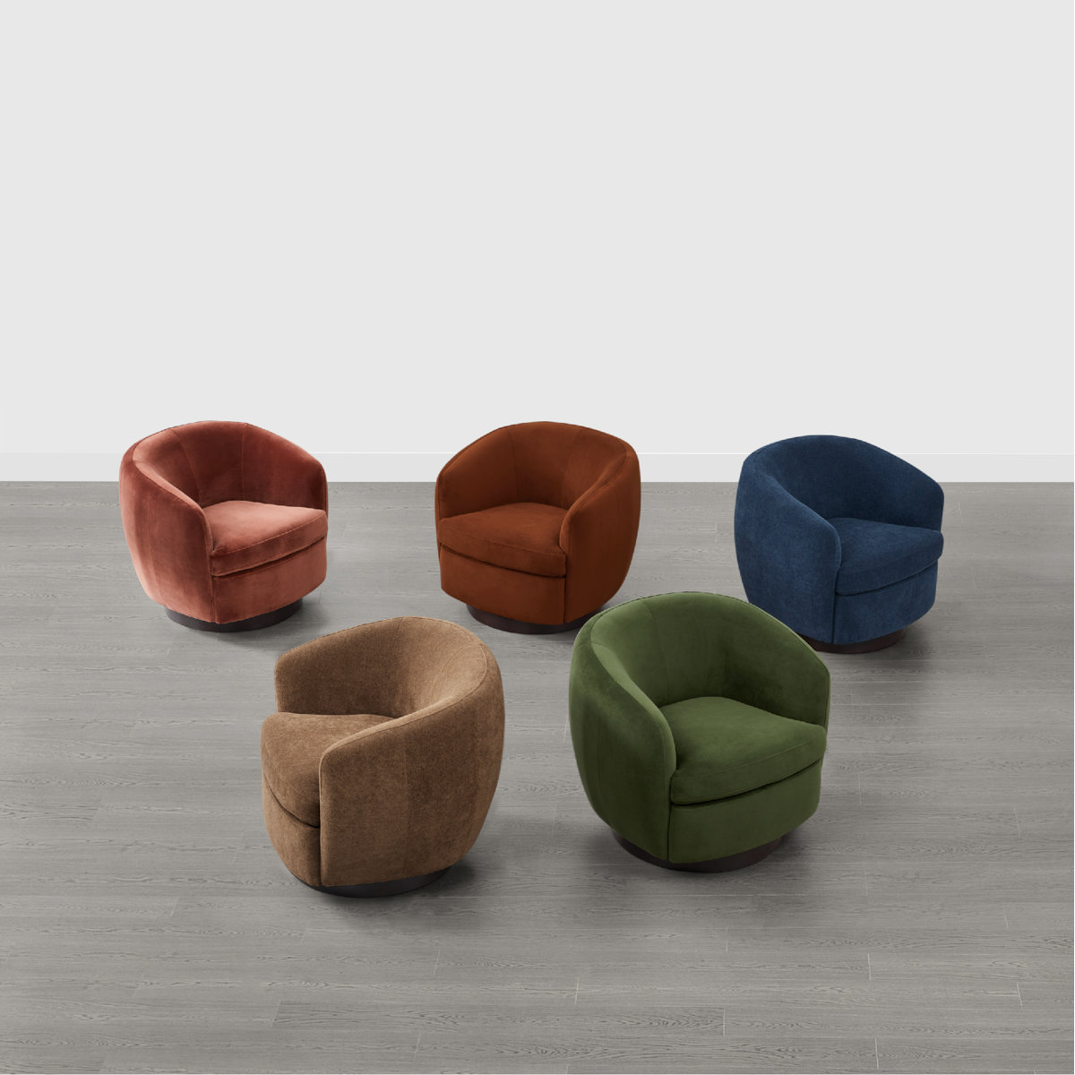 Marcy Swivel Barrel Chair (Set of 2)